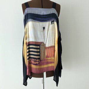 Beach Scene Tank Top